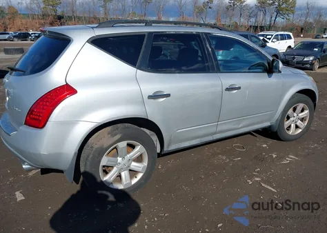 2006 Nissan Murano S из США, поврежденный, VIN JN8AZ08W06W550019